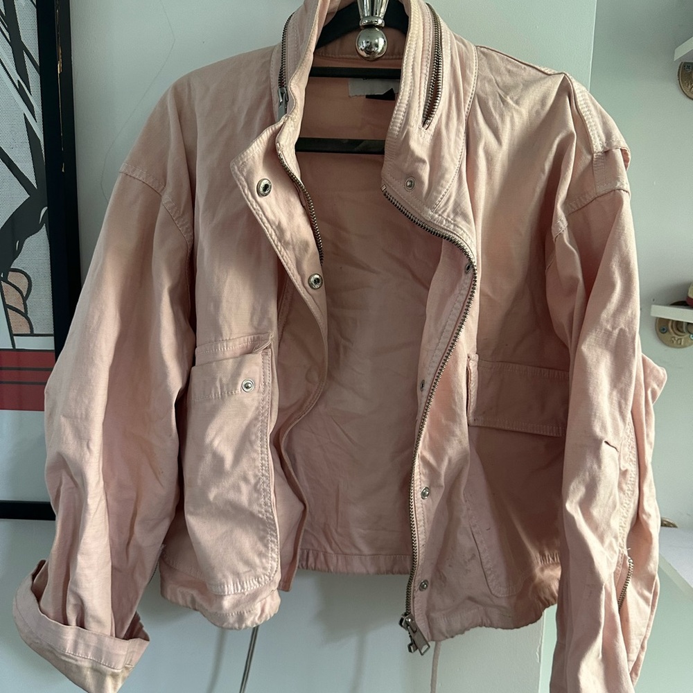 Current Elliott pink jacket